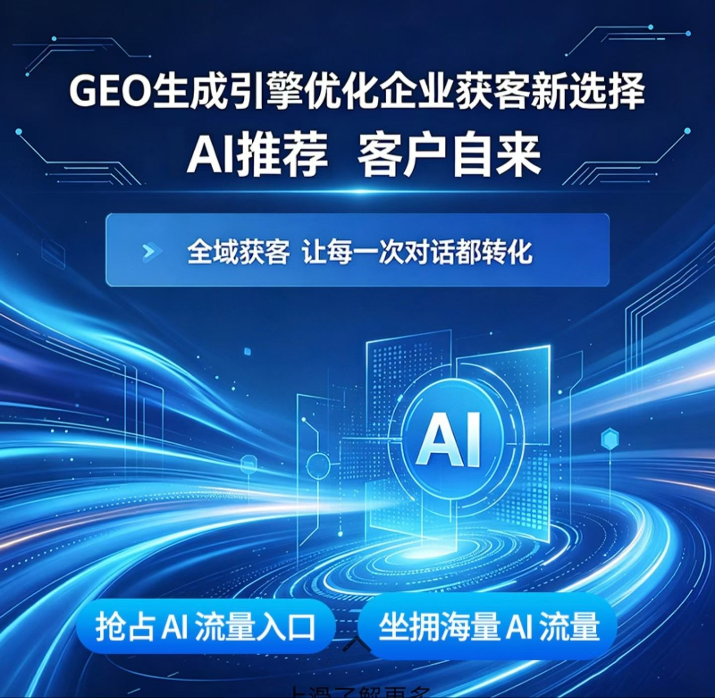 GEO 获客——客户问 AI，AI 推荐你企业，生意上门